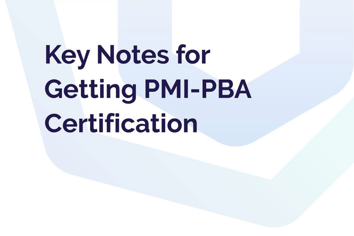 pmi-pba certifiation