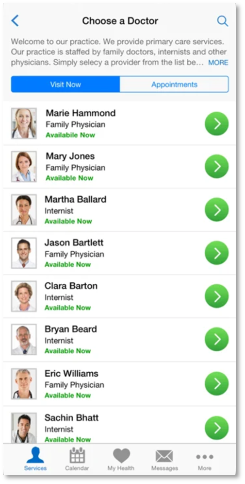 livehealth mobile app