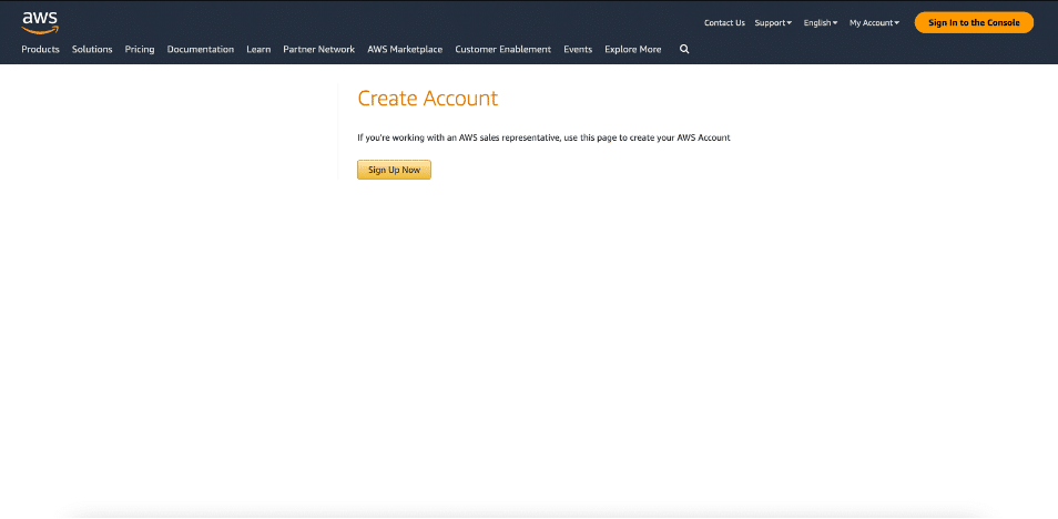 Create an AWS Account