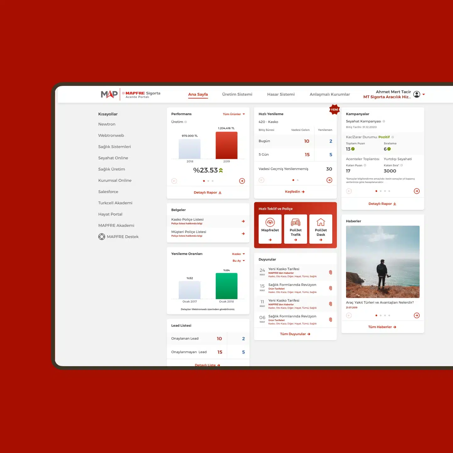 Mapfre Agency Portal