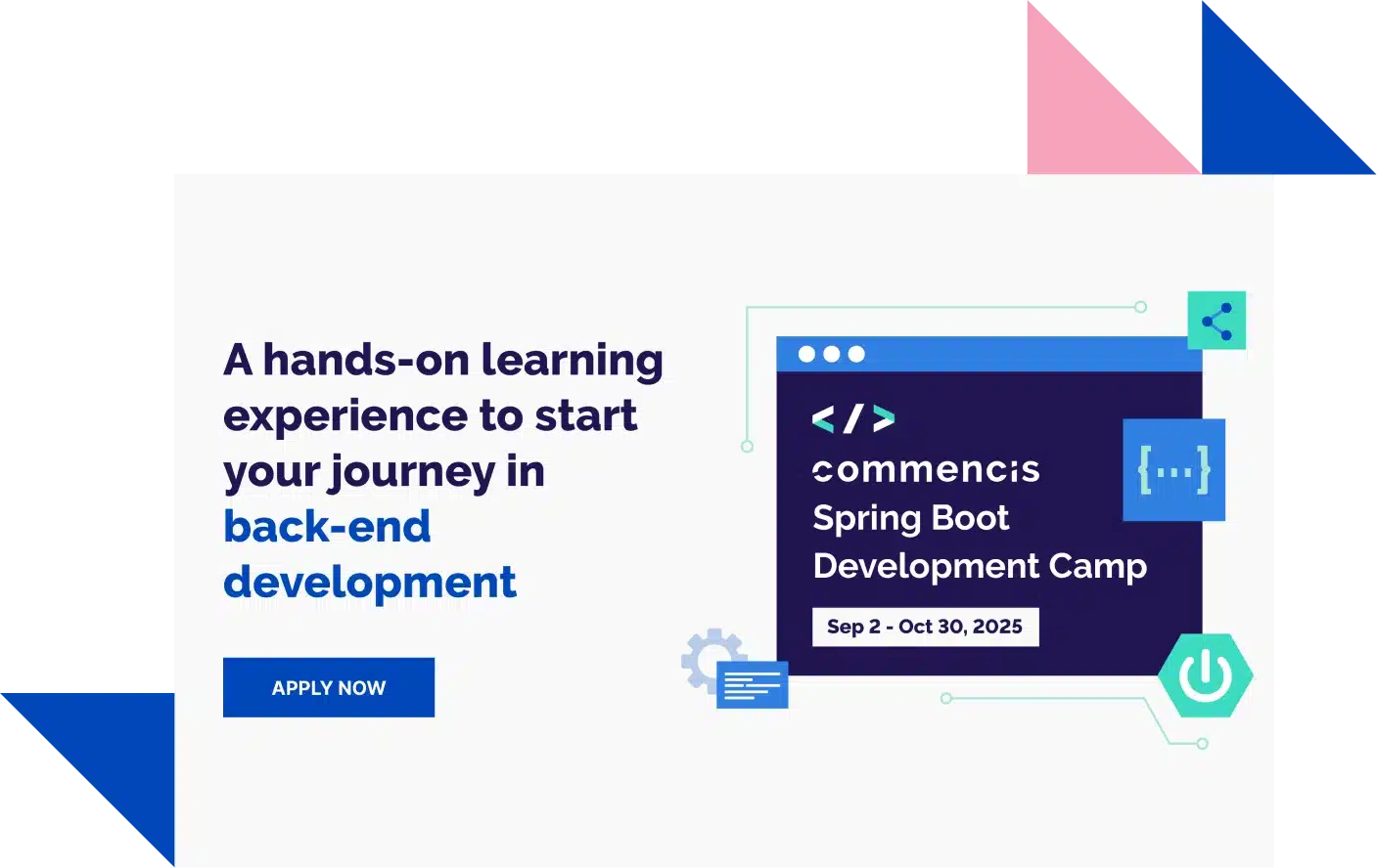 Spring Boot Development Camp - Apply Now